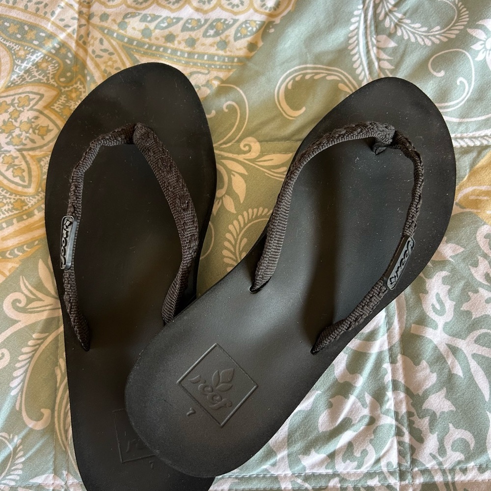 Reef Classic Black Flip Flops